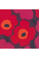Marimekko Unikko Mauve Luncheon Napkins