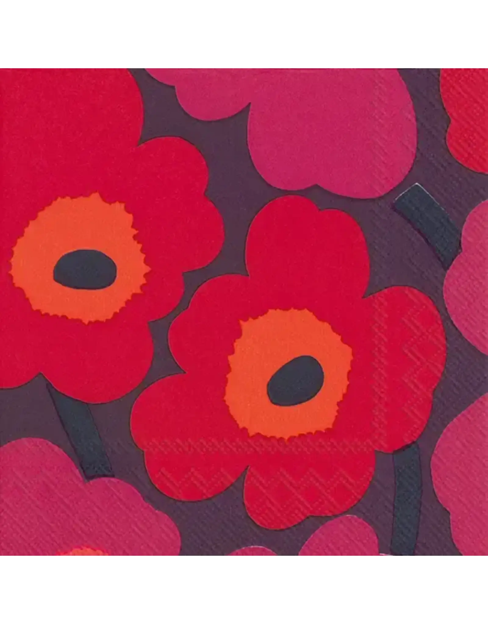 Marimekko Unikko Mauve Luncheon Napkins