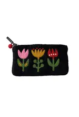 Tulips Felted Wool Purse