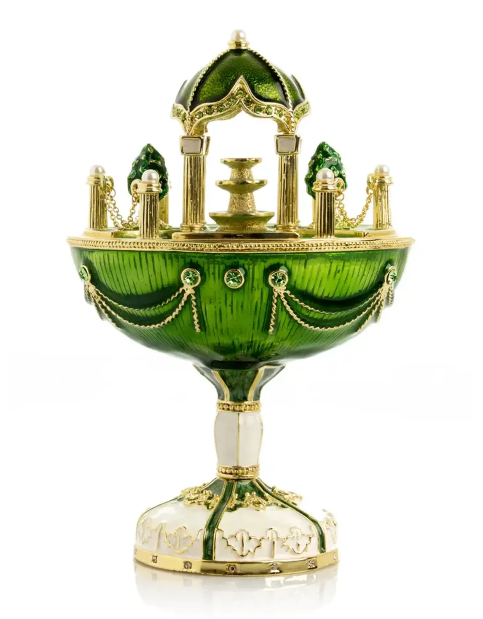 Fabergé Style Garden Pavilion Egg
