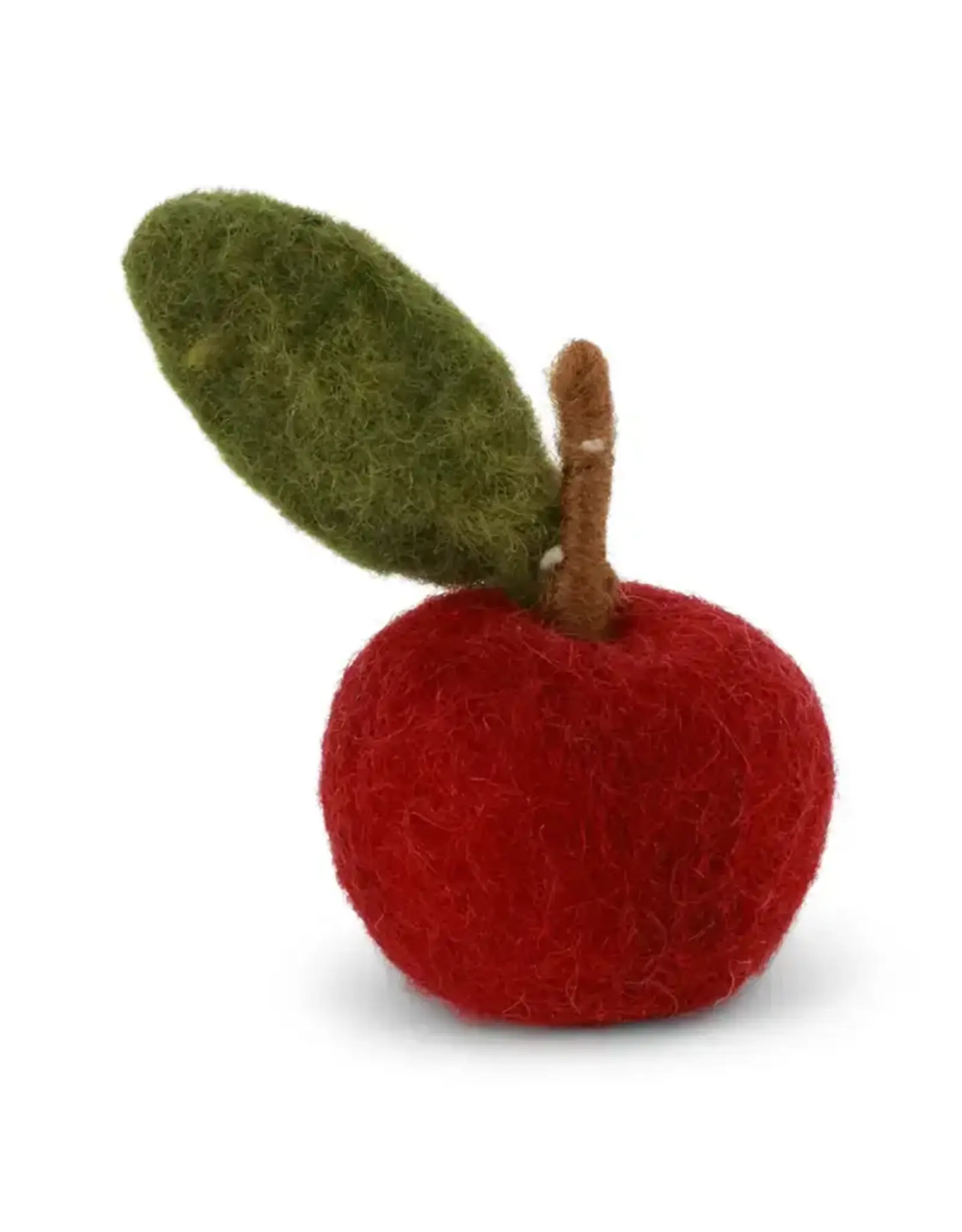 Apple Felted Wool Ornament
