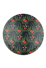 Art Nouveau Birch Round Tray