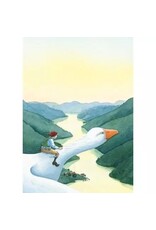 Nils Holgersson Flying Postcard