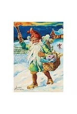 Little Santa with Torch Postcard