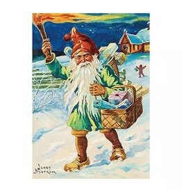 Little Santa with Torch Postcard
