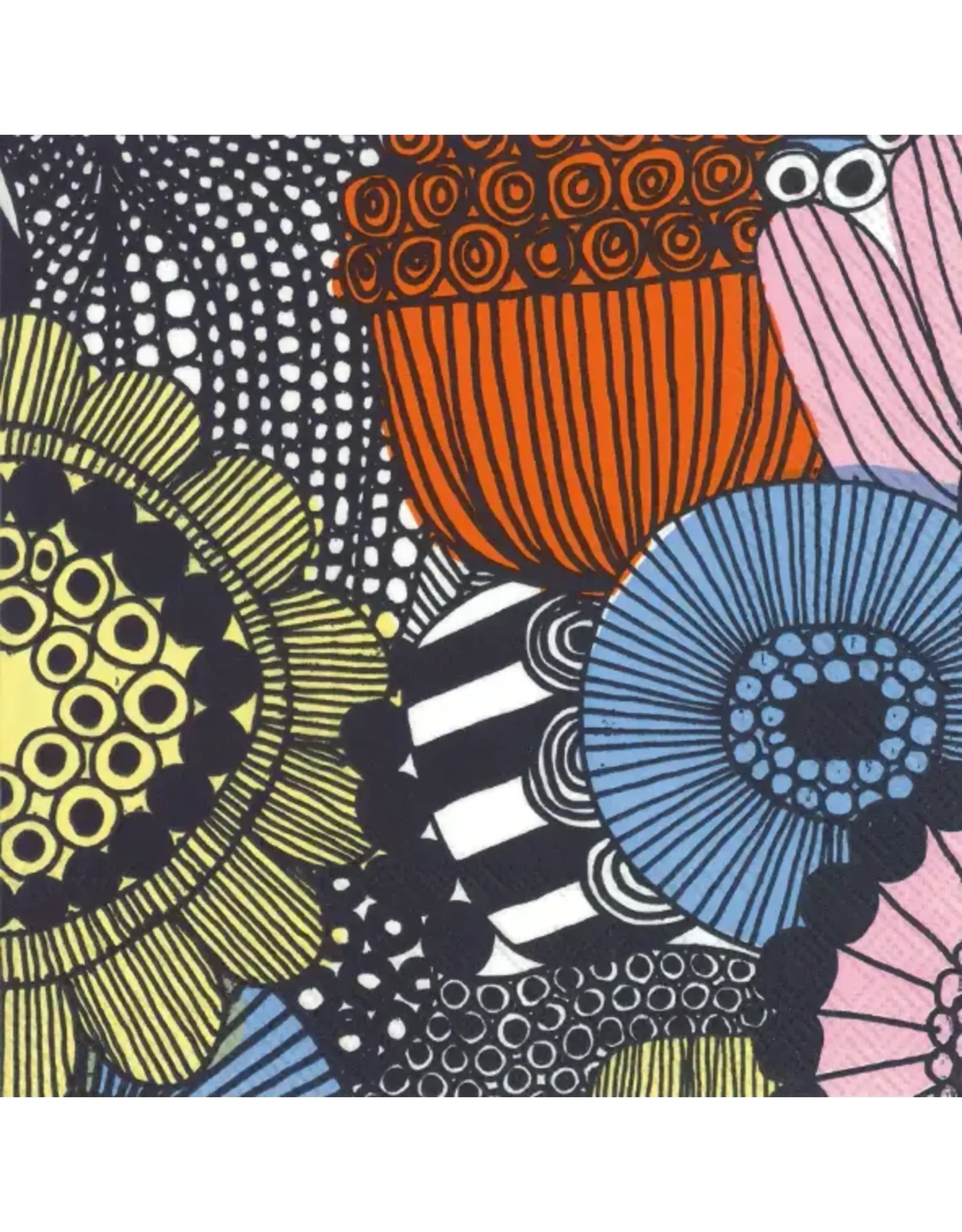Marimekko Siirtolapuutarha Yellow Luncheon Napkins