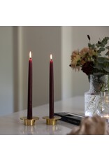 Wine Red Long Taper Candles