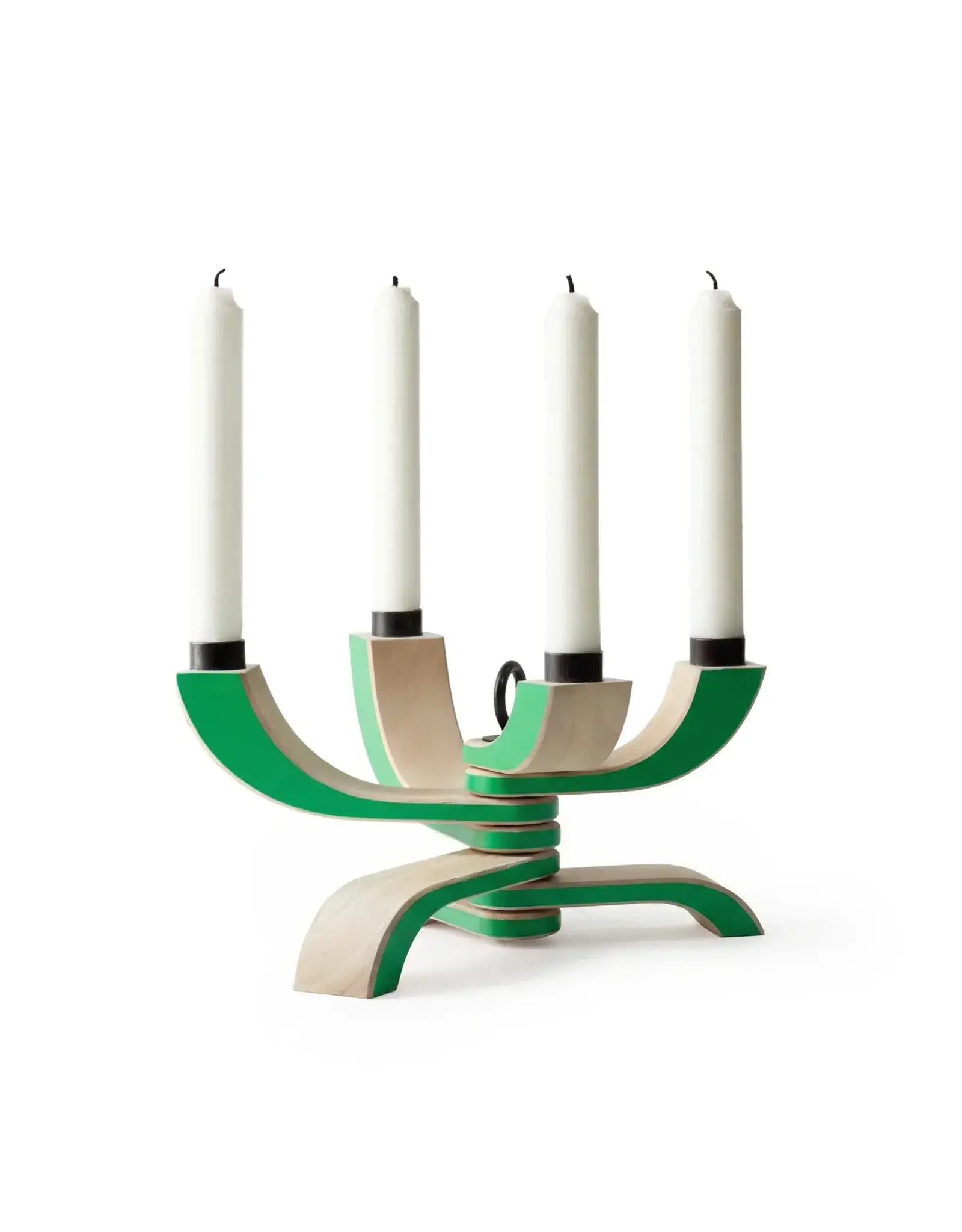 Northern Light Candle Holder in Green