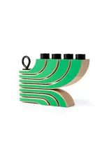 Northern Light Candle Holder in Green