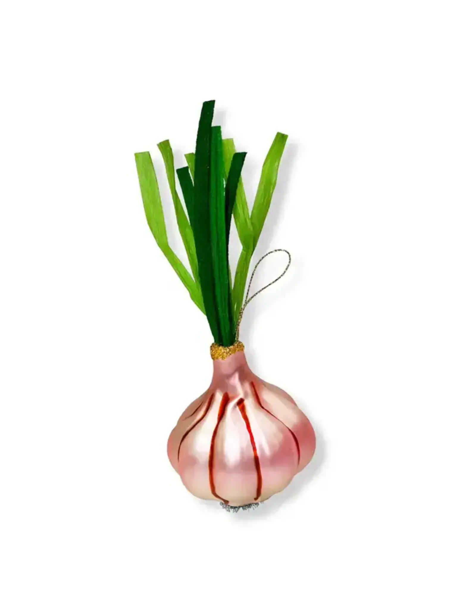 Onion Glass Ornament