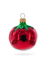 Red Tomato Glass Mini Ornament