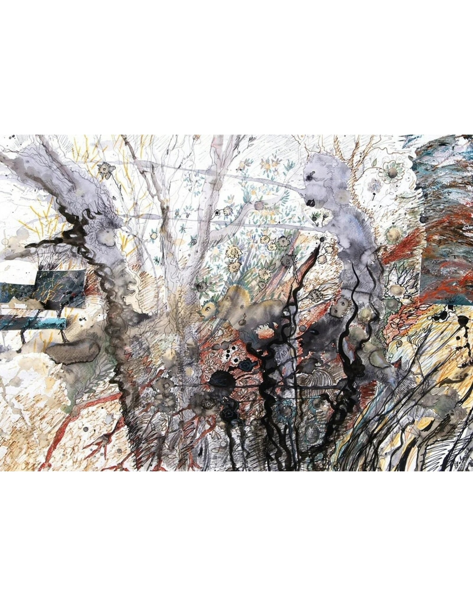 Elena Kalman Sylvan Duet w Interruptions Postcard