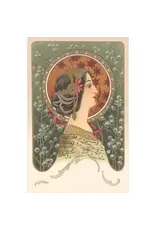 Art Nouveau Profile Magnet