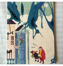 The Badger's Visit Holiday Card