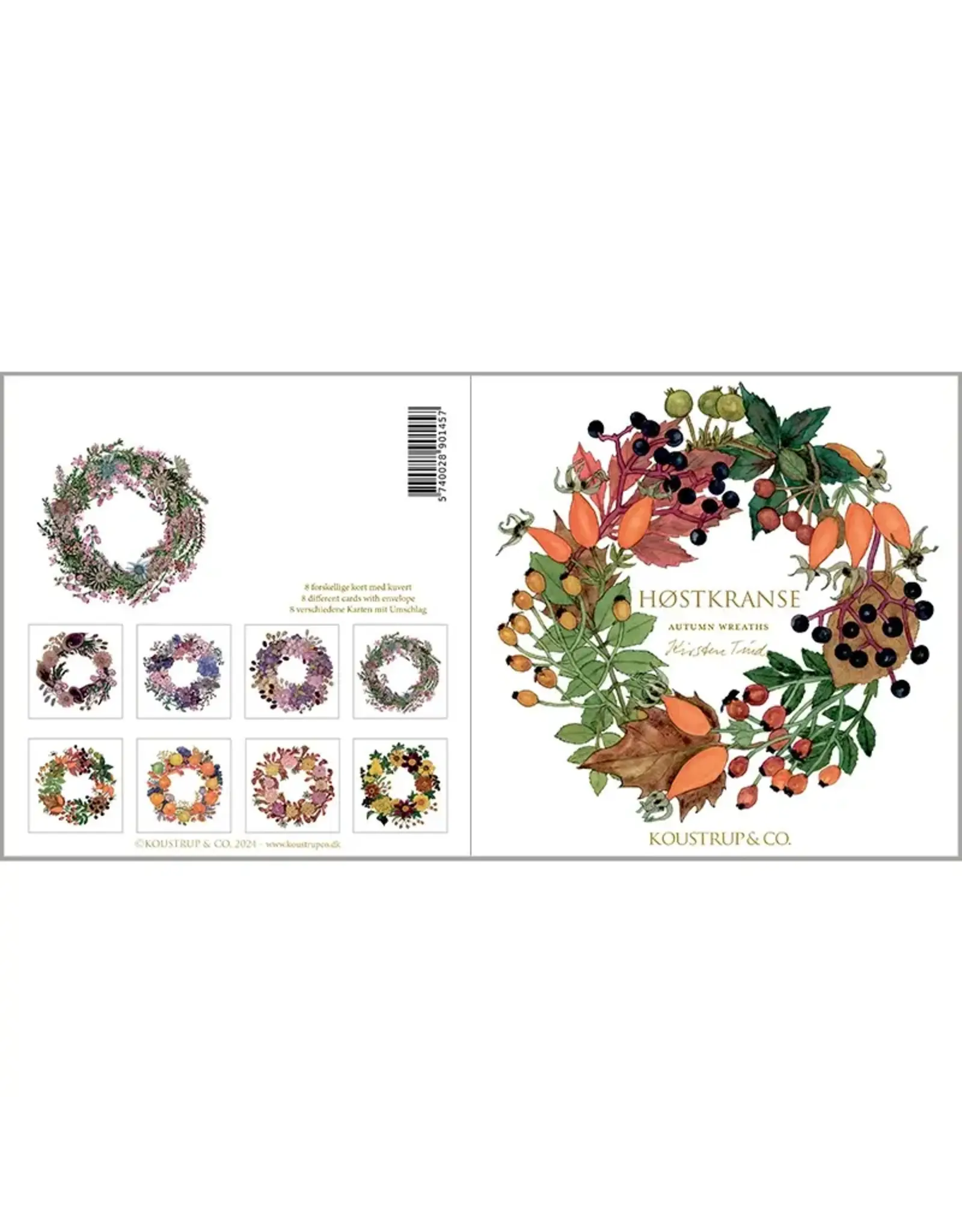 Autumn Wreaths Notecard Set