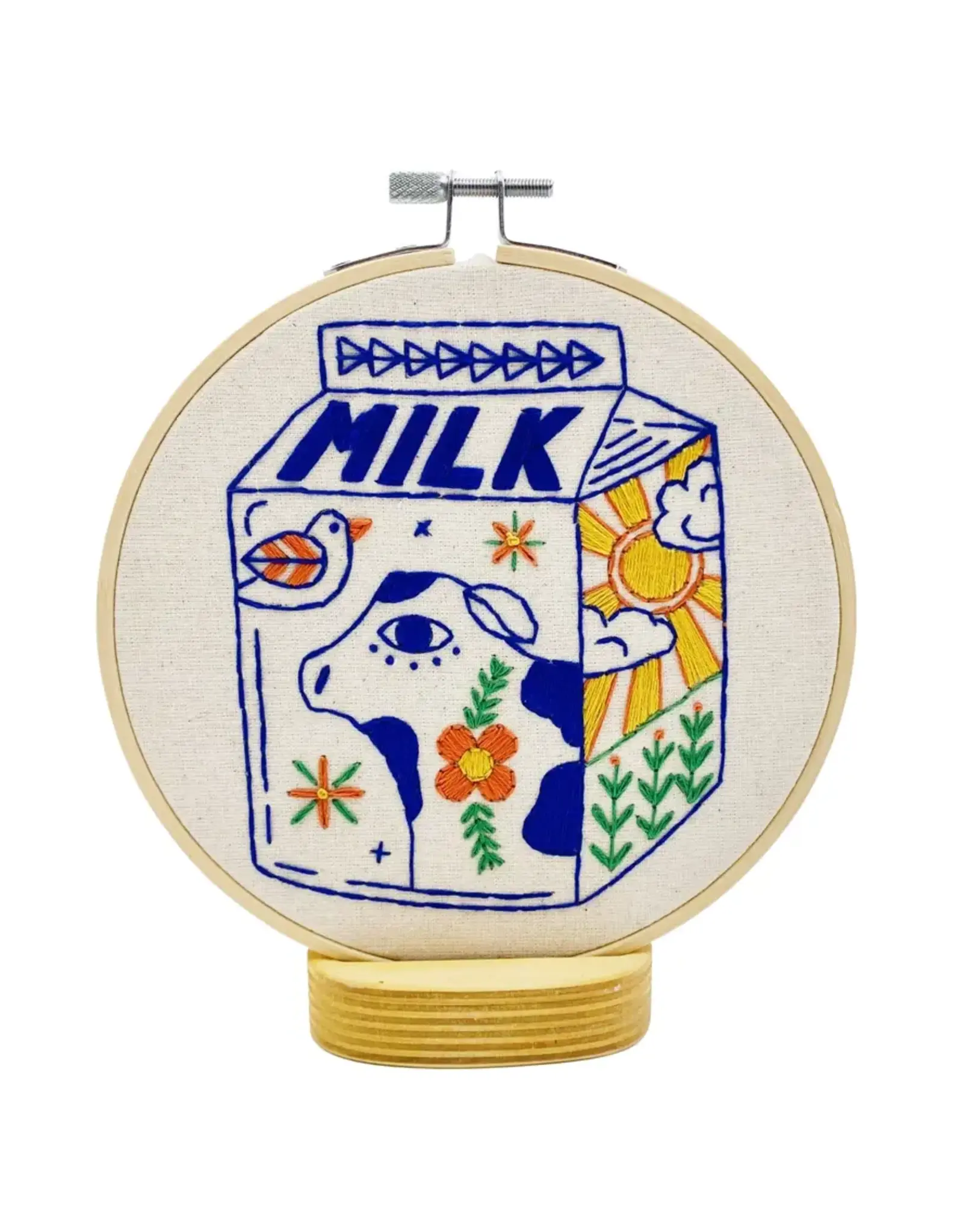 Milk Embroidery Kit