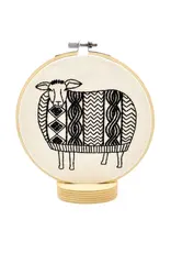 Folk Sheep Embroidery Kit
