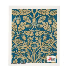 William Morris Acorn Swedish Dishcloth