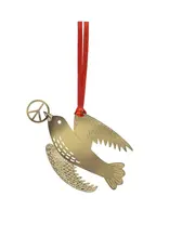 Peace on Earth Metal Ornament