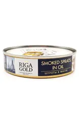 Riga Gold Smoked Sprats in Oil