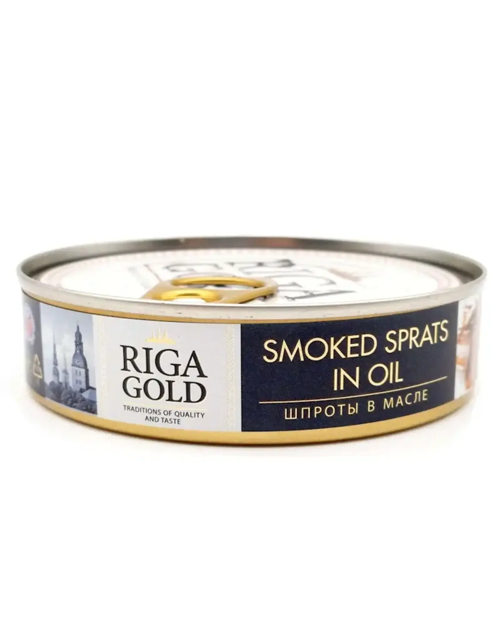 Riga Gold Smoked Sprats in Oil