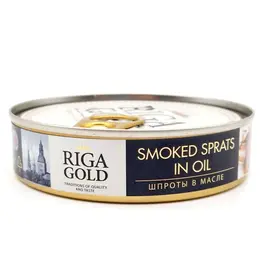 Riga Gold Smoked Sprats in Oil
