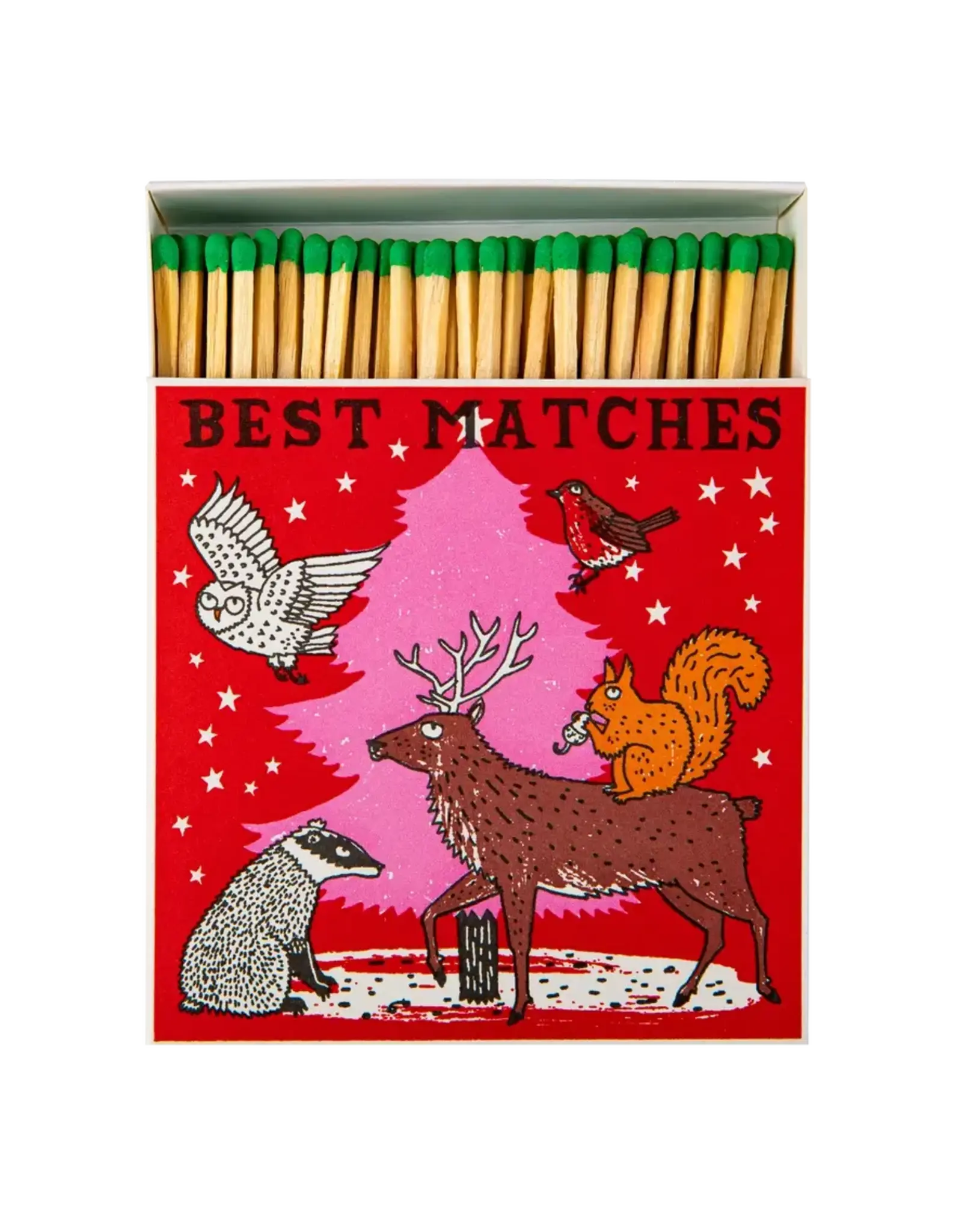 Woodland Christmas Tree Luxury Matches
