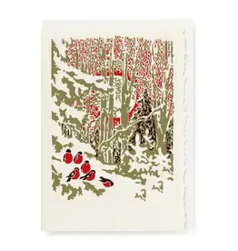 Winter Trees Holiday Card
