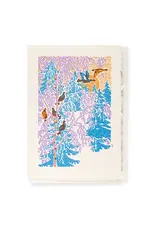 Winter Birds Holiday Card