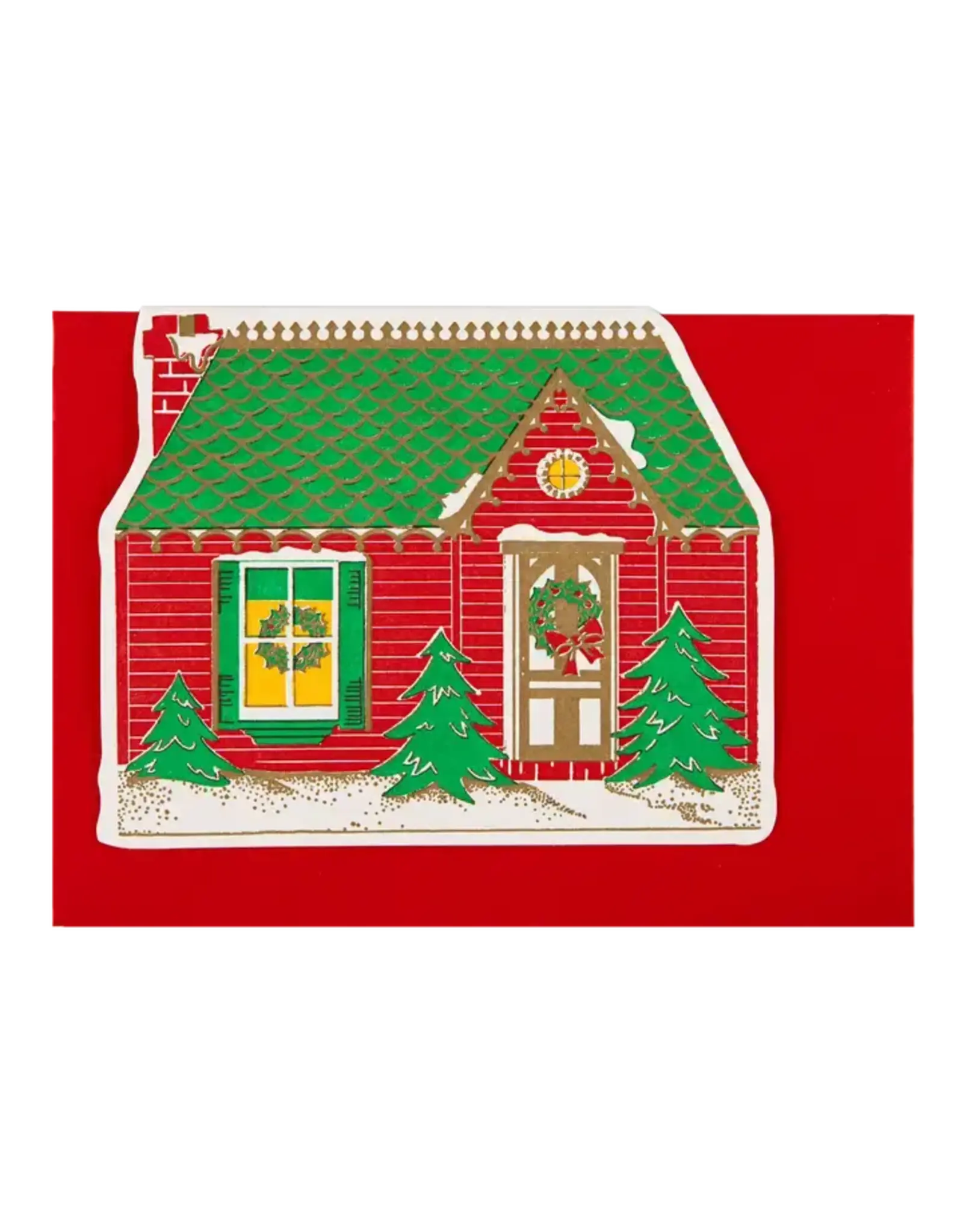 Christmas House Stand-Up Holiday Card