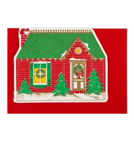 Christmas House Stand-Up Holiday Card