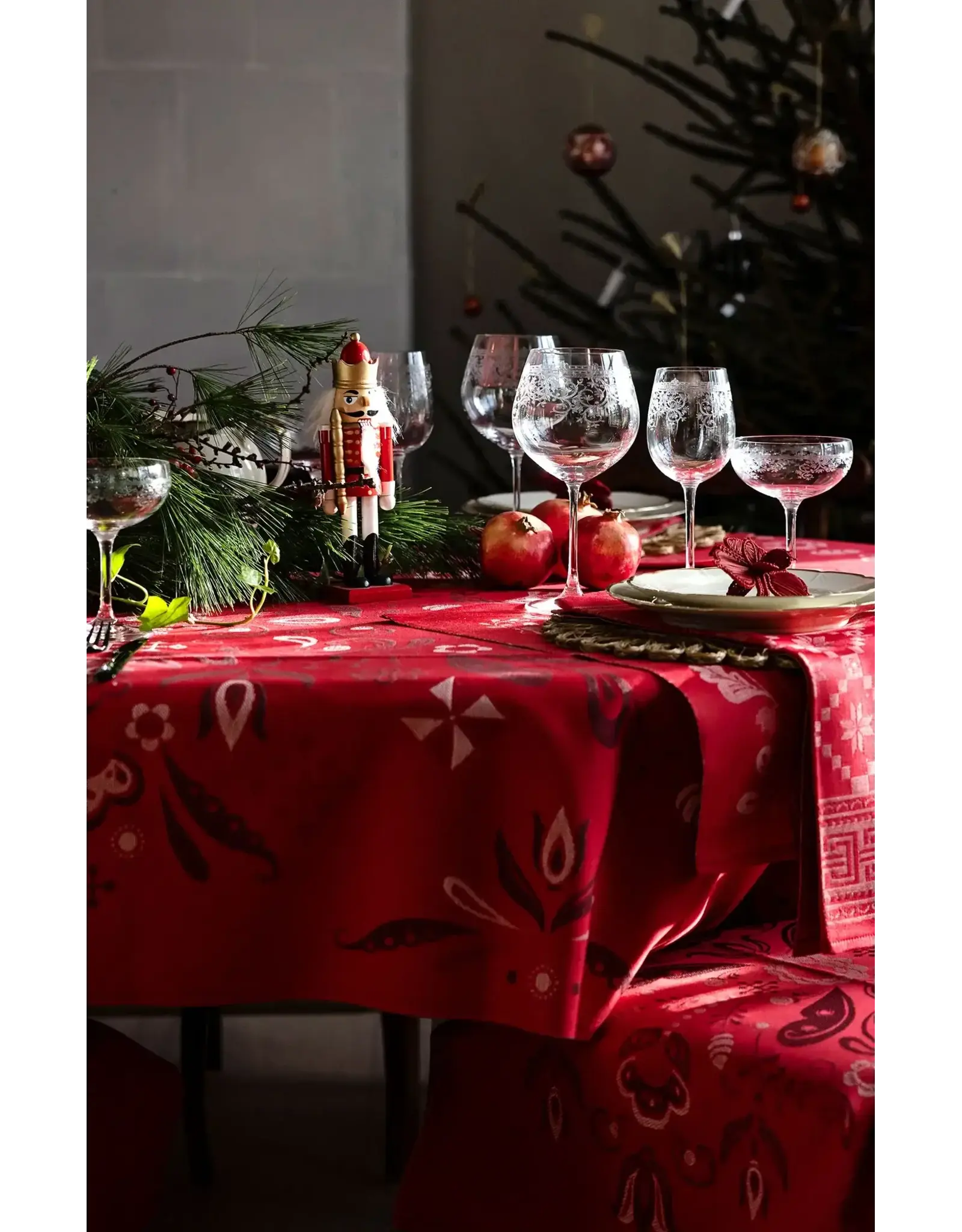 Ekelund Torplyckan Holiday Tablecloth 57" x 118"