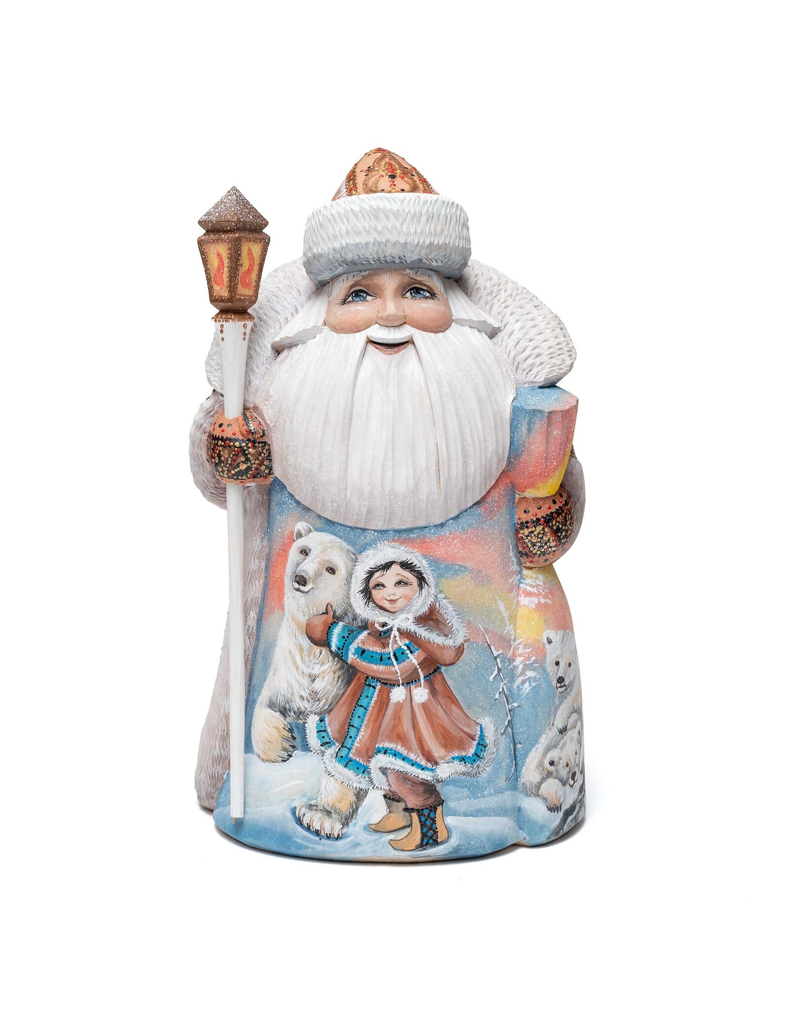 Hand Carved Polar Grandfather Frost