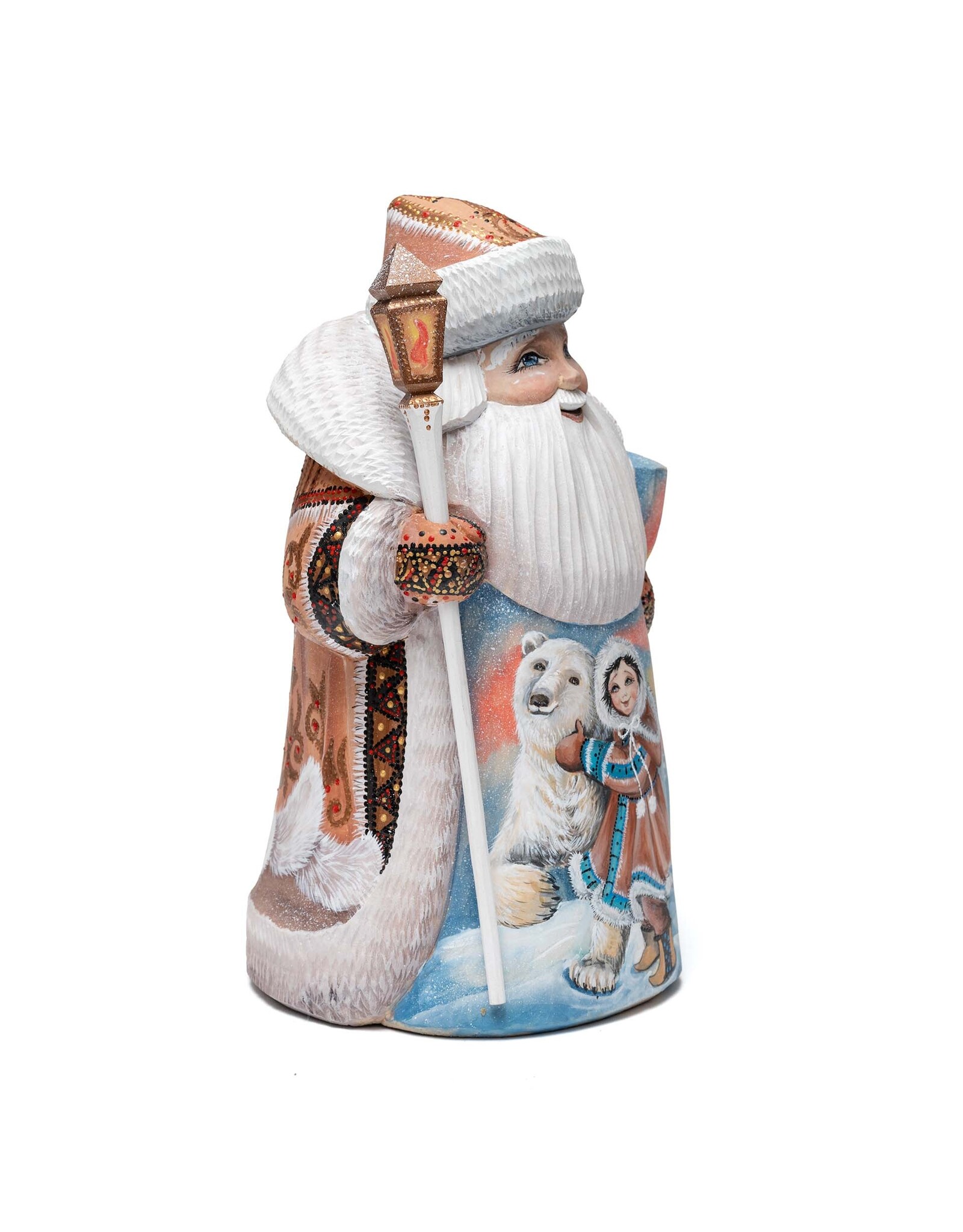 Hand Carved Polar Grandfather Frost