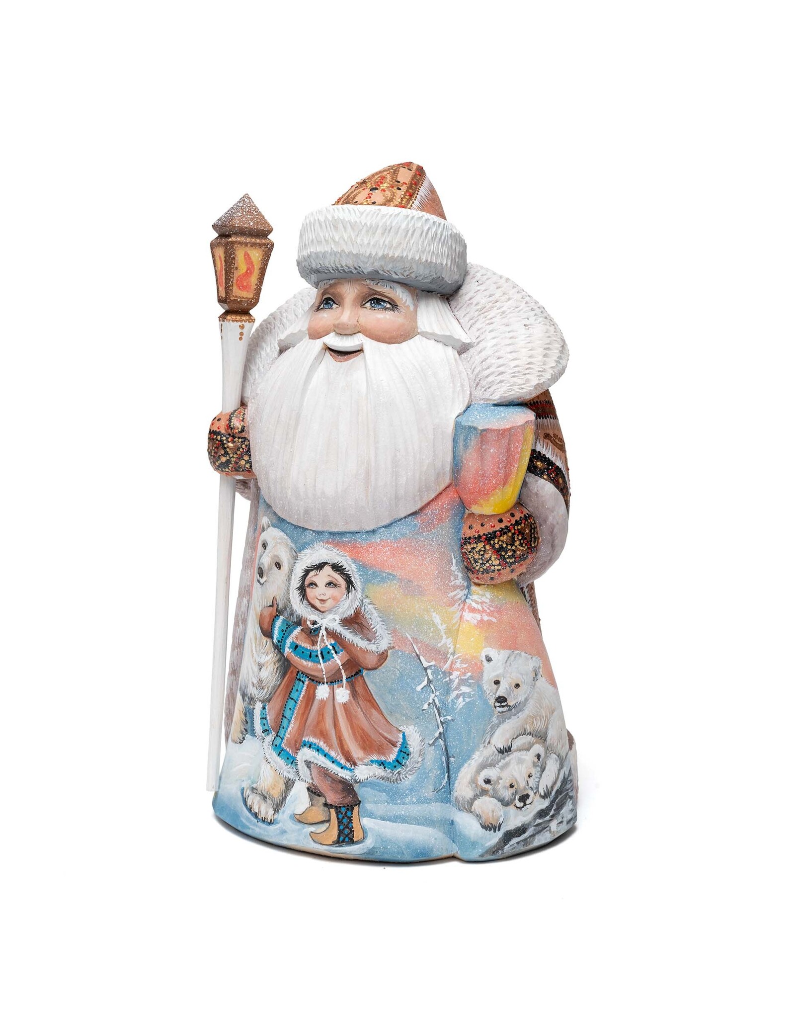 Hand Carved Polar Grandfather Frost