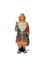 Colorful Hand Carved Grandfather Frost 13"