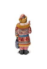 Colorful Hand Carved Grandfather Frost 13"