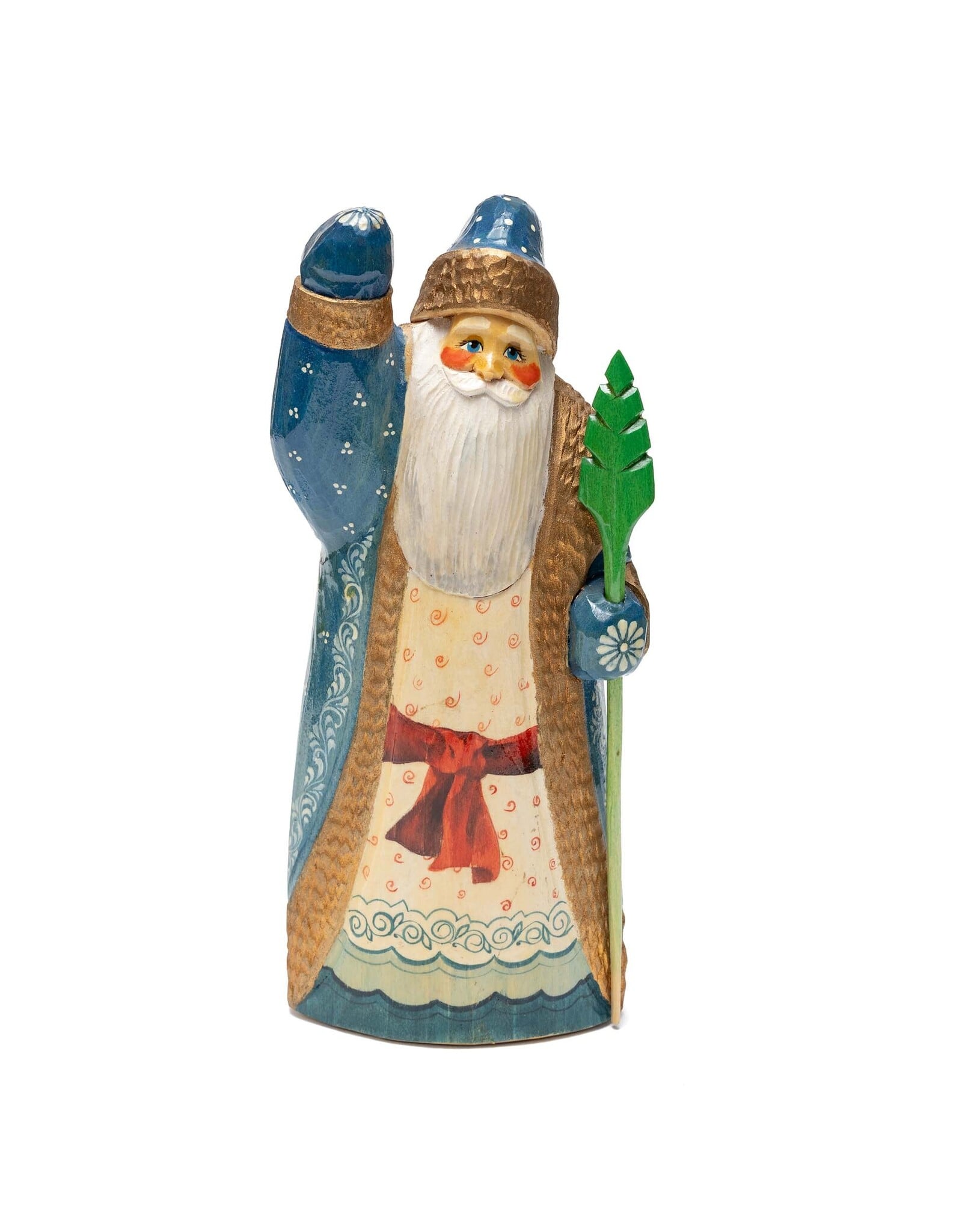 Power to the People Hand Carved Grandfather Frost
