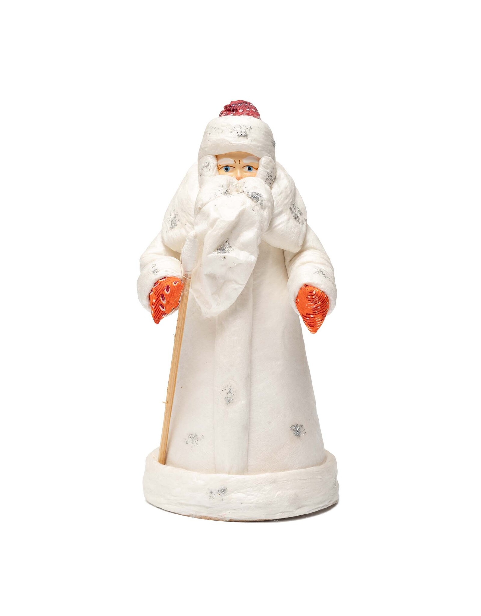 Vintage Pressed Cotton Grandfather Frost
