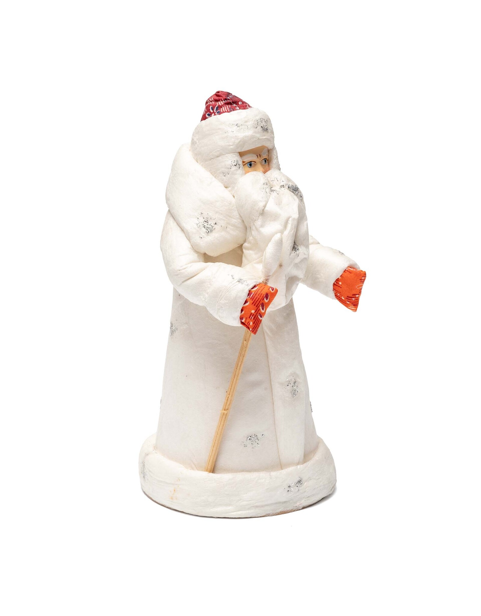 Vintage Pressed Cotton Grandfather Frost