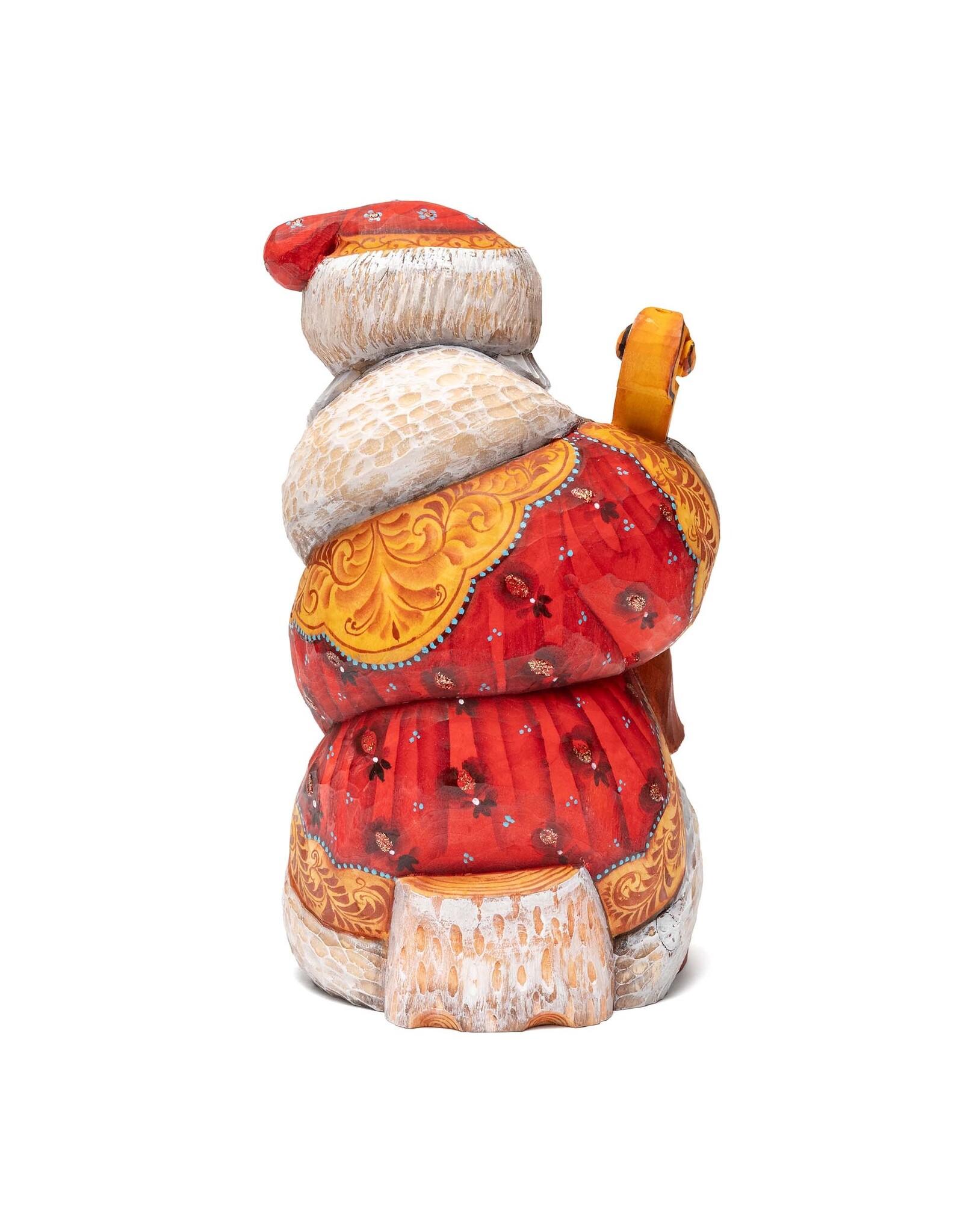 Hand Carved Musician Grandfather Frost