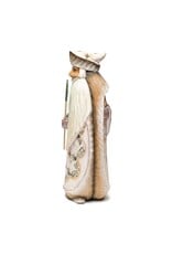Hand Carved Wooden Grandfather Frost with Bear
