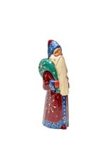 Vintage Grandfather Frost with Green Sack