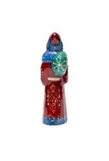 Vintage Grandfather Frost with Green Sack