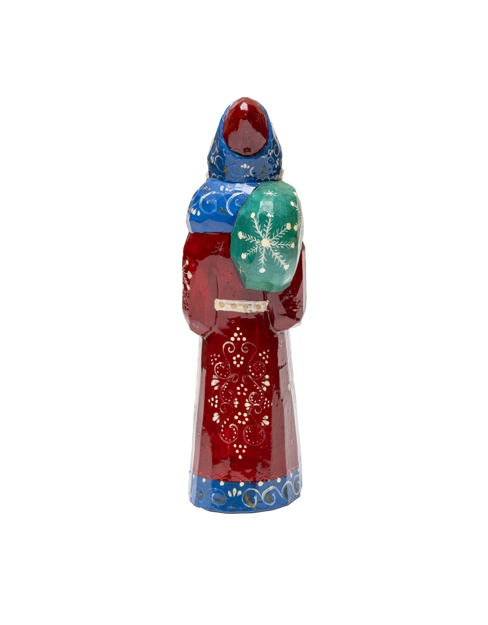 Vintage Grandfather Frost with Green Sack