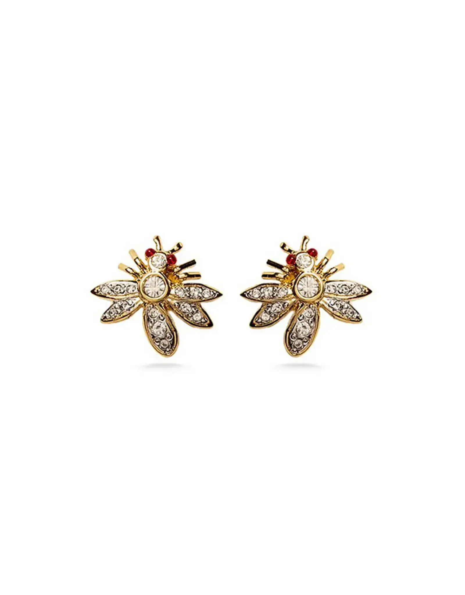 Jeweled Bee Post Earrings