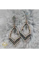 Embassy Vintage Style Pearl Dangle Earrings