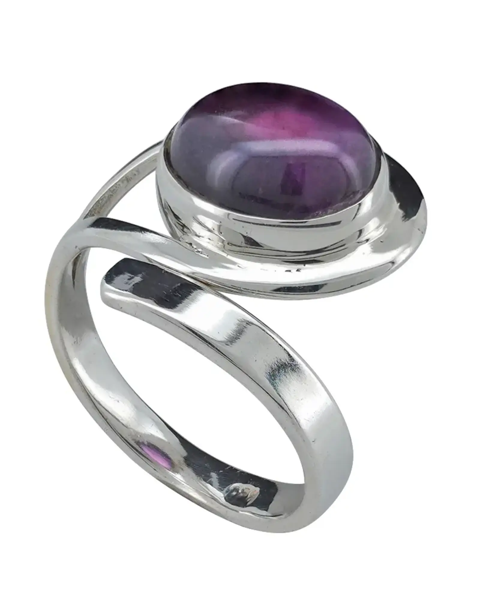Amethyst Sterling Silver Adjustable Rings
