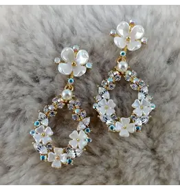 Imperial Flower Tiara Earrings