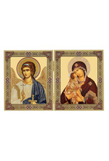 VIrgin of the River Don and Guardian Angel Diptych
